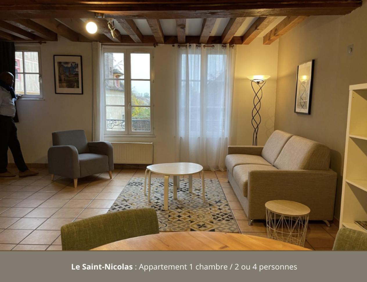 Appartement Le Saint-Nicolas Auxerre Les Quais Exterior foto