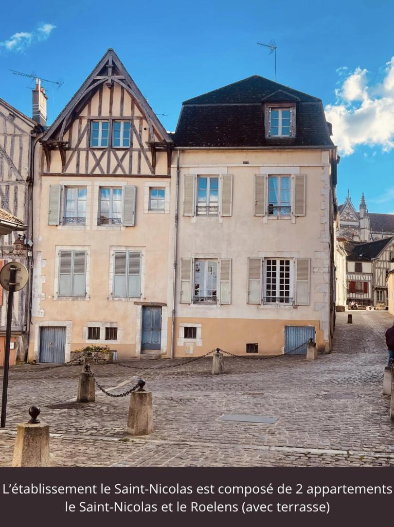 Appartement Le Saint-Nicolas Auxerre Les Quais Exterior foto